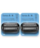 Shop Series 5/6 53B Replacement Head for Braun Electric Foil Shaver | Compatible with 5020cs 5018s 5035s & More | International Shipping Available - Buy Online on GoSupps.com