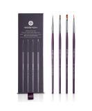 4-Piece Eyeliner Makeup Brush Set for Precision Eyeliner and Eyebrow Filling - Buy Online on GoSupps.com