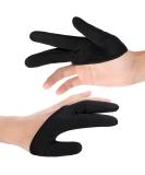 2 Pieces Heat Resistant Gloves 3 Finger Mittens Protection Gloves Curling Wand Glove Reusable Heat Gloves for Barber Hair Styling Curling Perming Hair Straightening - Buy Online on GoSupps.com