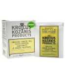 Ginger Green Tea Bags with Liquorice & Greek Saffron | Luxury Herbal Tea | Cleanse Tea | Detox Tea | Digestion Tea | Antioxidant Tea | Immunity Booster Tea | Gluten free | 10 Tea Bags | Krocus Kozanis - Buy Online on GoSupps.com