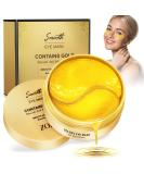 60 Hyaluron & Collagen Eye Pads Mask - Anti-Aging for Dark Circles Wrinkles & Puffiness - Gold Edition - Buy Online on GoSupps.com