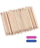 200 Pieces Orange Wooden Sticks & Double-Sided Rosewood Nail Files - Premium Manicure Tools for Nail Care - Buy Online on GoSupps.com