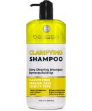 Clarifying Shampoo for Oily Hair | Gentle Sulfate-Free Formula for Men & Women | Removes Build-Up & Chlorine | Safe for Color Treated & Curly Hair - Buy Online on GoSupps.com