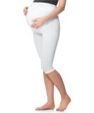 Be Mammy Women's 3/4 Maternity Leggings Tights - White - Size L (BE20-229) - Buy Online on GoSupps.com