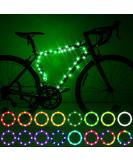 Waybelive LED Bike Frame Lights - Remote Control, 16 Color Change, Waterproof, Super Bright for Night Riding - Perfect Gift for Kids (1 Tire, Multicolor) - Buy Online on GoSupps.com