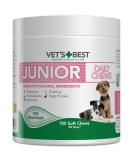 Vets Best Daily Soft Chews - Premium Supplements for Junior Dogs - 180 Count Puppy Chews | Healthy & Tasty! - Buy Online on GoSupps.com