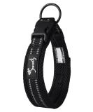 PETTOM Adjustable Nylon Dog Collar - Breathable & Reflective Dog Collar for Small Dogs (S Black) - International Shipping Available - Buy Online on GoSupps.com