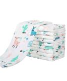 YOOFOSS 10 Pack Fabric Diapers 27x50 cm Absorbent Folding Diapers for Newborns Eco-Friendly Buth Wood & Alpaca Material - Buy Online on GoSupps.com