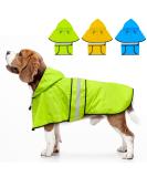 Buy Weesiber Reflective Waterproof Dog Rain Coat - Adjustable Pet Jacket & Poncho with Hood for All Sizes (M Green) - Buy Online on GoSupps.com
