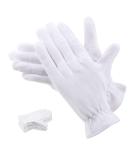 Selizo 100% Cotton Gloves for Dry Hands Eczema - 10 Pairs White Gloves for Women | Moisturizing, Cosmetics, Sensitive Skin, Spa - Buy Online on GoSupps.com