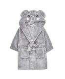 Baby Elephant Hooded Dressing Gown | Cute Animal Face Detail | 12-18 Months - Buy Online on GoSupps.com