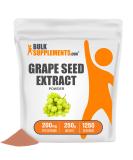 Grape Seed Extract Powder - 200mg Antioxidants Supplement - Gluten Free - 250g (8.8oz) - Buy Online on GoSupps.com