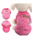 Warm & Stylish Dog Sweaters | Winter Pet Clothing for Small & Medium Dogs - Gray & Pink XL - Buy Online on GoSupps.com