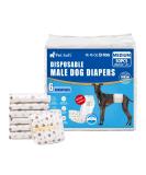 Pet Soft Disposable Dog Diapers for Male Dogs 50 Pack Highly Absorbent Male Dog Diapers with Wetness Indicator and Leak-Proof (M-50 Pack) - Buy Online on GoSupps.com