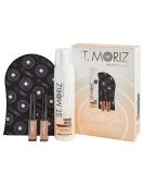 St. Moriz Pout & Glow Gift Set - Professional Medium Tanning Mousse (200ml) Includes Nude Shimmer Lip Gloss, Liquid Highlighter, & Velvet Tanning Mitt - Buy Online on GoSupps.com