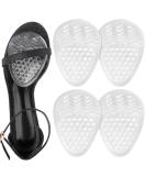 Relistep Women's 3D Forefoot Cushions - Gel Insoles for Foot Pain Relief & Metatarsal Support | Absorb Shock Clear Design - Buy Online on GoSupps.com
