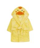 Metzuyan Baby 12-18 Months Duck Plush Fleece Dressing Gown Robe - Unisex Animal Themed - Buy Online on GoSupps.com