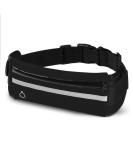 E Tronic Edge Running Belt - Unisex Money and Cell Phone Holder for Hiking - Adjustable Waist Pouch in Black - Buy Online on GoSupps.com