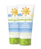Babyganics SPF 50 Baby Sunscreen Lotion 6 fl oz (Pack of 2) | UVA UVB Protection | Water Resistant & Non-Allergenic - Buy Online on GoSupps.com