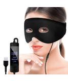 KOVNLO Sinus Relief Mask Moist Washable Electric Heating Pad with 3 Heat & 7 Timer Settings for Sinus Infection Migraine Tension Headache & TMJ Black - Buy Online on GoSupps.com