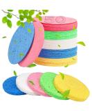 Compressed Facial Sponges - 100% Natural Cellulose Professional Makeup Removal & Facial Cleaning | Eco-Friendly & Multi-Colored - Buy Online on GoSupps.com