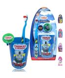 Thomas Premium Soft Bristle Toothbrush Set for Kids Manual Toothbrush Cover Cap & Rinsing Cup | Ideal Birthday Gifts & Party Favors - Buy Online on GoSupps.com