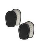 Lenzen Black Leather Heel Cushions - Orthopedic Shoe Inserts for Heel Protection & Spur Relief (Size 38-40) - 2 Pairs - Buy Online on GoSupps.com