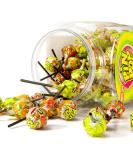 LOLLIPOPS BUBBLEGUM FILLED PIN POP SOUR MIX FLAVOURS LOLLIES KIDS PARTY BAGS (25) Assorted - Buy Online on GoSupps.com