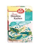 Ruf Dinolino cake three-colored sheet cake lemon flavor with sugar glaze and colorful dino sprinkles perfect for children's birthdays and babyshower parties 850g - Buy Online on GoSupps.com