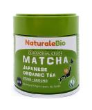 Organic Ceremonial Grade Matcha Green Tea Powder - 30g Tin | Authentic Japanese Tea Ceremony Blend from Uji Kyoto | Sugar & Preservative Free - Buy Online on GoSupps.com
