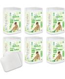 DESTALYA Organic Cotton Pads for Diaper Change & Makeup Removal - 360 Large Disposable Squares for Sensitive Skin - Soft Cleansing Wipes for Personal Care - Buy Online on GoSupps.com