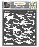 Camo Stencils for DIY Art & Craft - 12x12 Inches Reusable Stencils for Wood, Canvas, Fabric & More - Buy Online on GoSupps.com