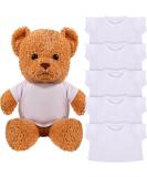 SKYLETY 6 Pcs White Bear Clothes Set for 14-18 Inch Stuffed Animals - Classic Crew Neck T-Shirt Design - Buy Online on GoSupps.com