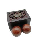 BCQLI 2 Rosewood Baoding Balls - Chinese Health Exercise Stress Balls - Buy Online on GoSupps.com