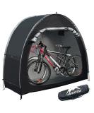 MAIZOA Outdoor Bike Cover Shed Tent | Waterproof 210D Oxford Fabric | Aluminum Alloy Bracket | Storage for 2 Bicycles or Tricycles | Black - Buy Online on GoSupps.com