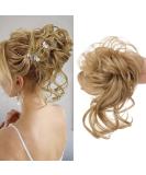 Scrunchie hair Bun Updo Hairpiece Messy Bun Hairpiece Voluminous Curly wavy Messy Hair Bun ponytail Extensions for Women Girls (#24) - Buy Online on GoSupps.com