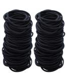 100 Pieces Black Hair Ties - Metal-Free Small Elastic Ponytail Holders for Girls Women & Men | Premium Hair Accessories - Buy Online on GoSupps.com
