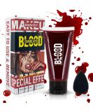 Immetee SFX Fake Blood Gel - 55g - Coagulated Stage Blood for Halloween & Special Effects Makeup - Buy Online on GoSupps.com