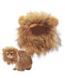 Mane For Cat Lion Mane Costume For Cats Lion Mane For Dog Pet Cat Costumes For Halloween Christmas Adjustable Pet Costume Lion Mane Wig With Ears Furry Pet Clothing Accessories Wig For Puppy - Buy Online on GoSupps.com