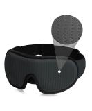 LEEKEN 3D Sleeping Eye Mask - Ultimate Light Blockout Sleep Mask for Men & Women | Cool Sports Fabric Ideal for Travel Naps & Night Sleeping - Comfortable & Breathable (Mesh Grey - Buy Online on GoSupps.com