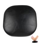 Nail Arm Rest with Microfiber Leather Cushion | Non-Slip Elbow Pad for Nail Techs & Office Use - Black - Buy Online on GoSupps.com