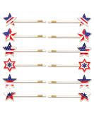 NLCAC Patriotic American Flag Hair Clips - 12 Pack 4th of July Accessories for Women and Girls - Buy Online on GoSupps.com