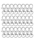Metal Swivel Clasps Lanyard Snap Hook - 120pcs Lobster Claw Clasp for Keychain Crafts (Silver) - Buy Online on GoSupps.com