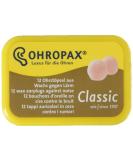 Ohropax Reusable Ear Plugs (12 Plugs) with Clear Case - Noise Cancelling for Sleep, Swimming, Shooting - Snoring Solution - Buy Online on GoSupps.com