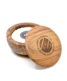 Kent SB6 Men's Shaving Soap Bowl | Dark Oak Wooden Shaving Cream 4.23 oz | Hydrating Moisturizing & Barber Quality - International Shipping Available - Buy Online on GoSupps.com