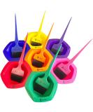 Kobe Professional 14-Piece Rainbow Hair Dye/Tinting Bowl and Brush Set for Professional and Home Use - Buy Online on GoSupps.com