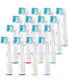 Aster Replacement Toothbrush Heads - 16 Pack | Compatible with Oral-B Braun Electric Brushes | Precision Clean Refill for 7000/Pro 1000/9600/5000/3000/8000 | 16 Count - Buy Online on GoSupps.com