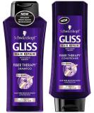 Schwarzkopf Gliss Hair Repair Fiber Therapy Set - Shampoo & Conditioner for Damaged Hair - 13.6 FL OZ (400 mL) Each - International Shipping Available - Buy Online on GoSupps.com