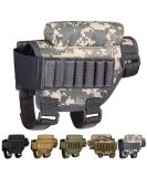 Wsobue Rifle Buttstock Hunting Cheek Rest with 7 Shells Holder - Camouflage CP - Buy Online on GoSupps.com