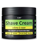 EJW Men's Shaving Cream - Hydrating with Shea Butter & Coconut Oil | Non-Foaming Formula for Soothing Post-Shave Comfort & Razor Burn Protection (5.29oz) - International Shipping Available - Buy Online on GoSupps.com